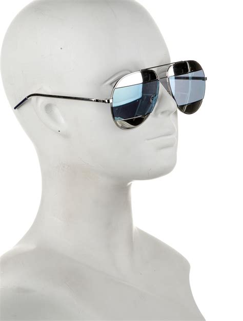 dior silver mirror round sunglasses|christian dior mirrored sunglasses.